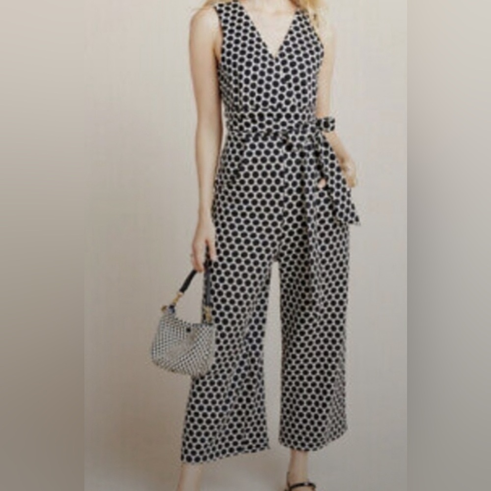 NWTAnthropologie Eva Franco Masha Abstract Knit Jumpsuit SZ Medium